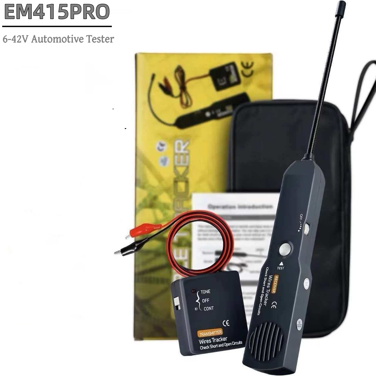 Car Diagnostic Tool - EM415PRO Penguji Rangkaian Otomotif DC 6‑42V,