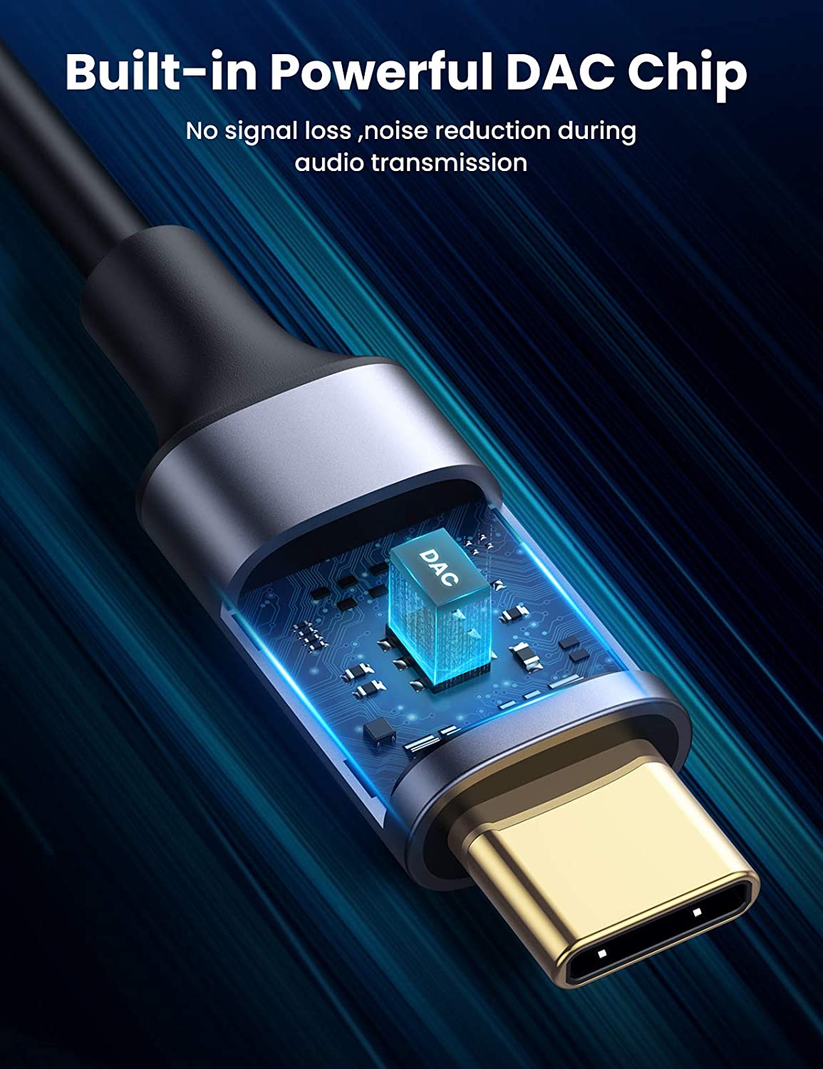 Kabel Audio UGREEN USB C ke RC - Car Jack ulasan dan harga
